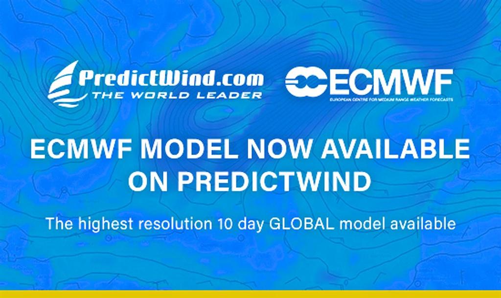 The ECMWF model (European Centre for Medium-Range Weather Forecasts) is very highly regarded by Meteorologists and top Navigators around the world - now available on Predictwind. © PredictWind